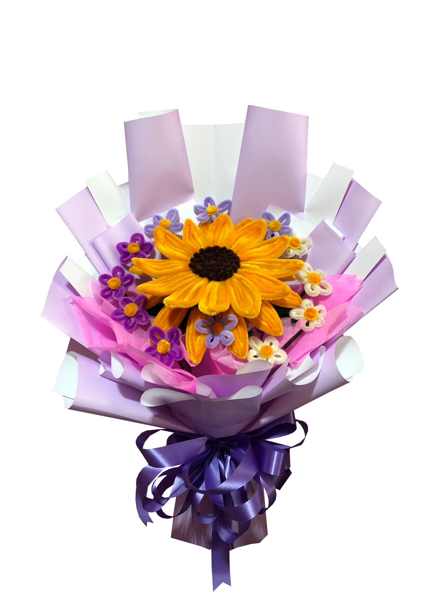 Fuzzy Wire Bouquet Design #8